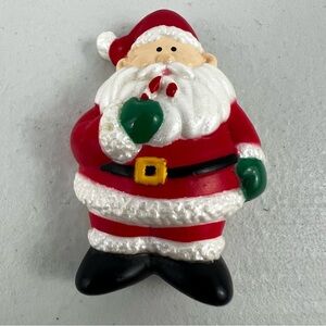 Vtg. RUSS Santa Brooch